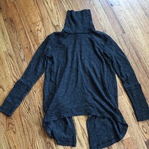 Free People Split Back Mock Turtleneck